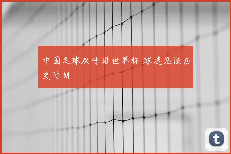 中国足球欢呼进世界杯 球迷见证历史时刻